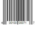 Barcode Image for UPC code 400100000717