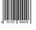 Barcode Image for UPC code 4001001909206