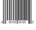 Barcode Image for UPC code 400100241202