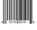 Barcode Image for UPC code 400100521915