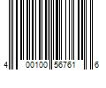 Barcode Image for UPC code 400100567616