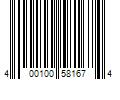 Barcode Image for UPC code 400100581674