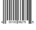 Barcode Image for UPC code 400100662755