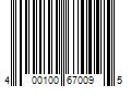 Barcode Image for UPC code 400100670095