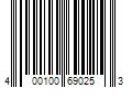 Barcode Image for UPC code 400100690253