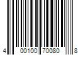 Barcode Image for UPC code 400100700808