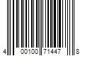 Barcode Image for UPC code 400100714478