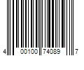 Barcode Image for UPC code 400100740897