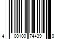 Barcode Image for UPC code 400100744390