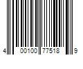 Barcode Image for UPC code 400100775189