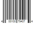 Barcode Image for UPC code 400100794074