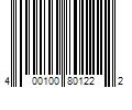 Barcode Image for UPC code 400100801222