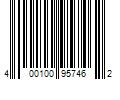 Barcode Image for UPC code 400100957462