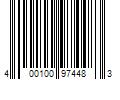 Barcode Image for UPC code 400100974483