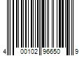 Barcode Image for UPC code 400102966509