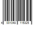 Barcode Image for UPC code 4001048115325