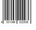 Barcode Image for UPC code 4001096002936