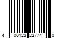 Barcode Image for UPC code 400123227740