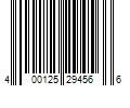 Barcode Image for UPC code 400125294566