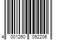 Barcode Image for UPC code 4001260092206