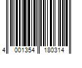 Barcode Image for UPC code 4001354180314