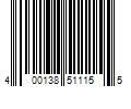 Barcode Image for UPC code 400138511155