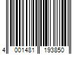 Barcode Image for UPC code 4001481193850