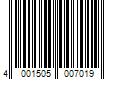 Barcode Image for UPC code 4001505007019