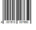 Barcode Image for UPC code 4001513007650