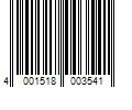 Barcode Image for UPC code 4001518003541