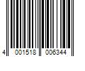 Barcode Image for UPC code 4001518006344