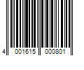 Barcode Image for UPC code 4001615000801