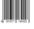 Barcode Image for UPC code 4001617184028