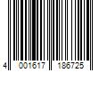 Barcode Image for UPC code 4001617186725