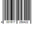 Barcode Image for UPC code 4001617258422