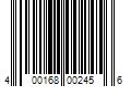 Barcode Image for UPC code 400168002456