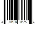 Barcode Image for UPC code 400168005754