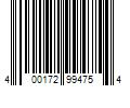 Barcode Image for UPC code 400172994754