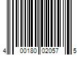 Barcode Image for UPC code 400180020575