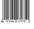 Barcode Image for UPC code 4001942070751