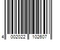 Barcode Image for UPC code 4002022102607