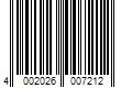 Barcode Image for UPC code 4002026007212