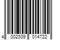 Barcode Image for UPC code 4002309014722