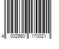 Barcode Image for UPC code 4002560170021