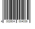 Barcode Image for UPC code 4002604004039