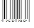 Barcode Image for UPC code 4002720008300