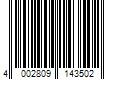 Barcode Image for UPC code 4002809143502