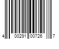 Barcode Image for UPC code 400291007267