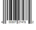 Barcode Image for UPC code 400307274782