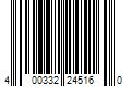 Barcode Image for UPC code 400332245160